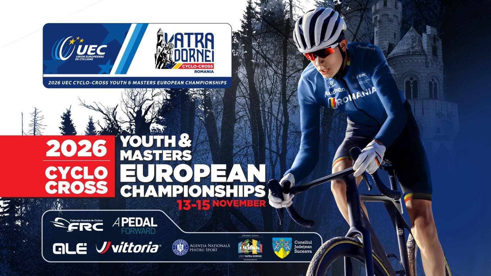 Campionatele Europene de Ciclocros — Tineret și Masters, Vatra Dornei 2026