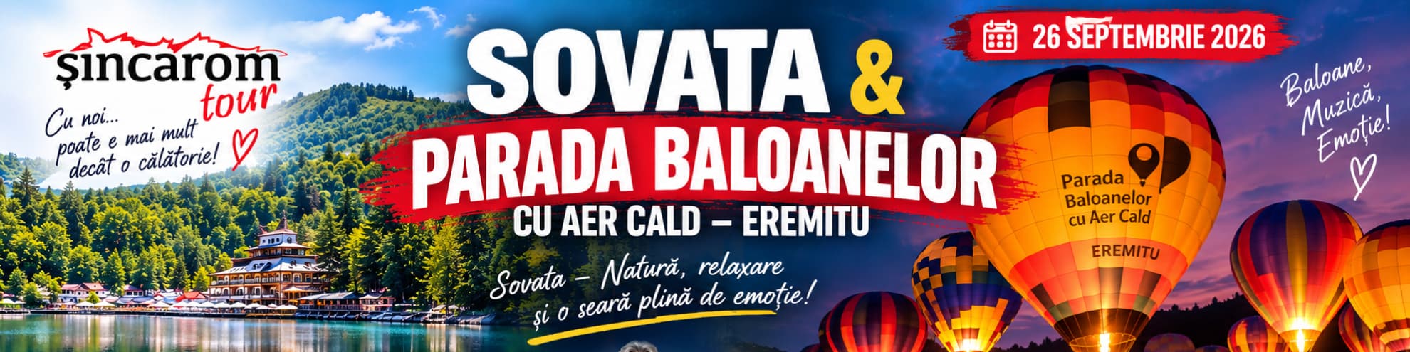 Sovata & Parada Baloanelor cu Aer Cald – 26 septembrie